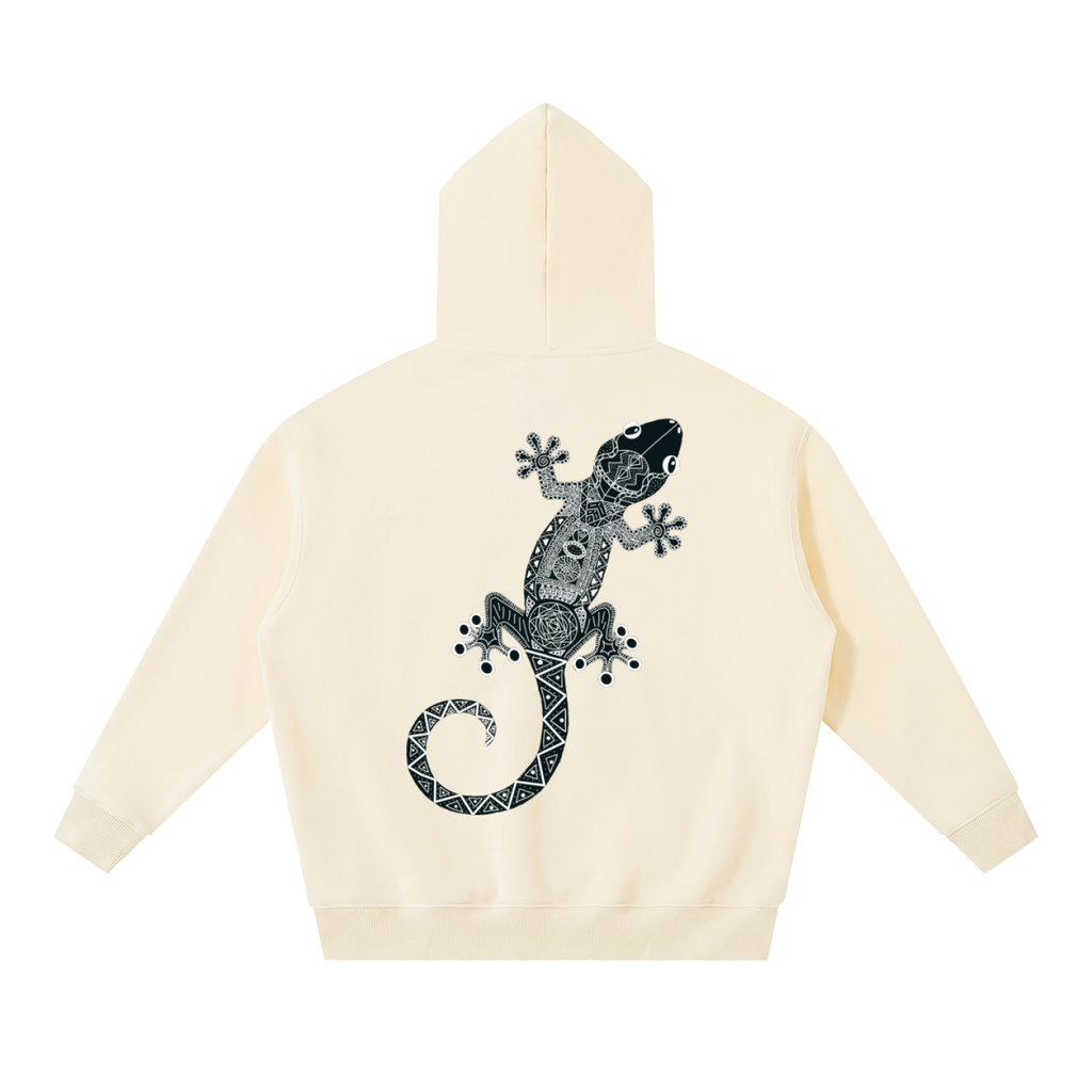 Original Gecko Essential Oversized Boxy Fit Fleece Hoodie