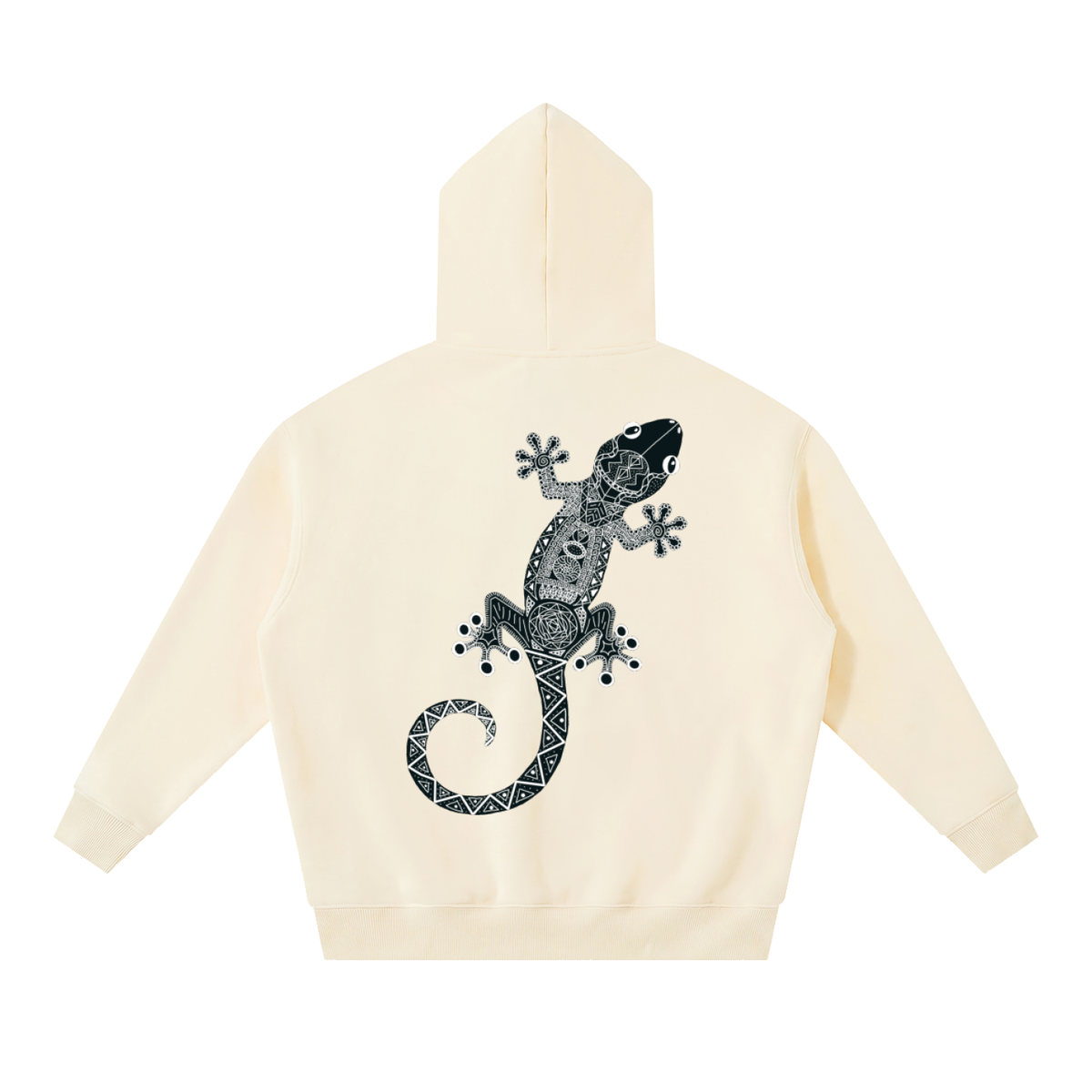 Original Gecko Essential Oversized Boxy Fit Fleece Hoodie