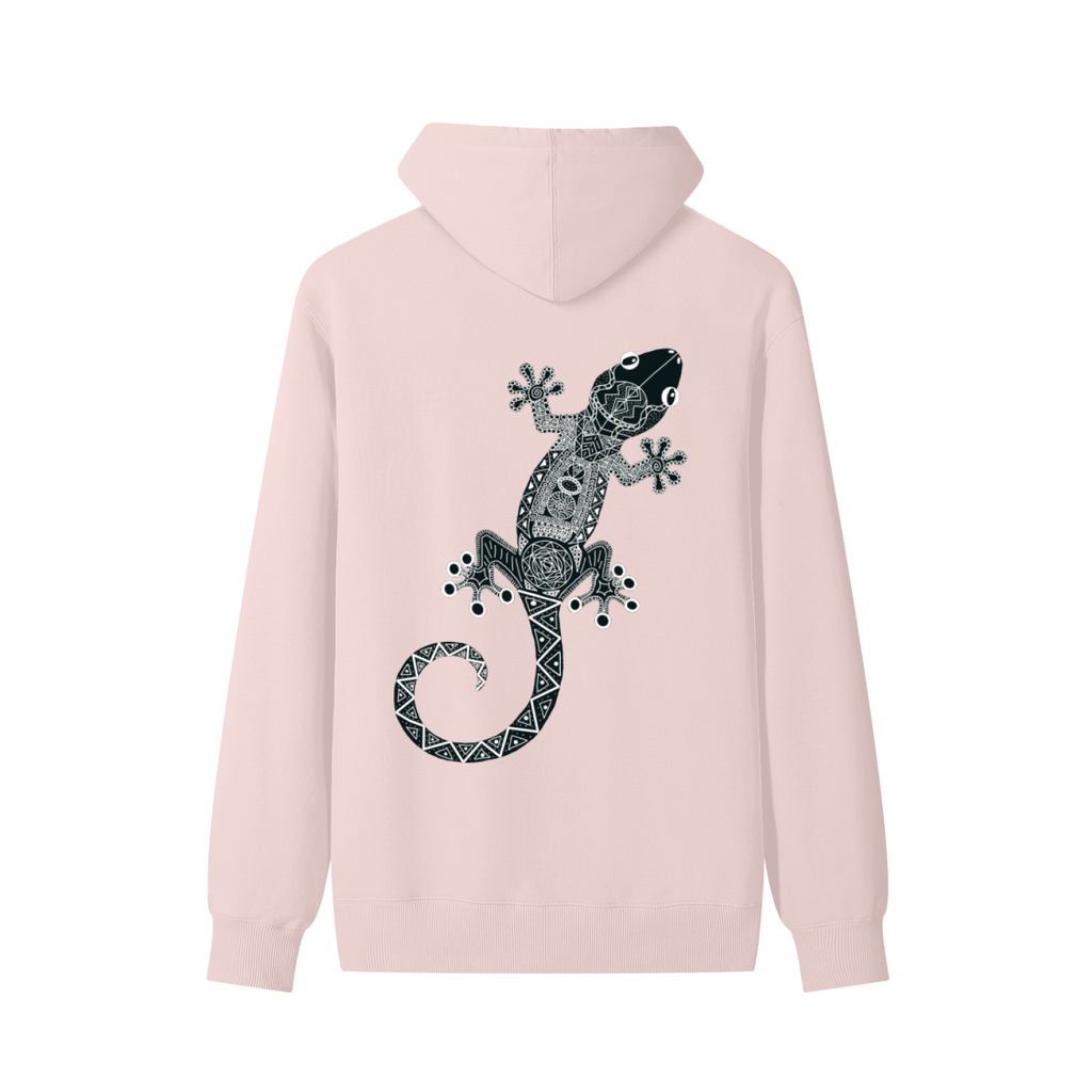 Black Original Gecko Classic Unisex Cotton Hoodie