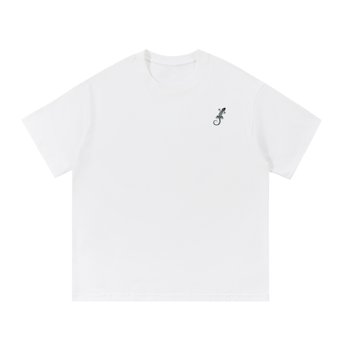 Black Original Gecko Essential Cotton T-Shirt