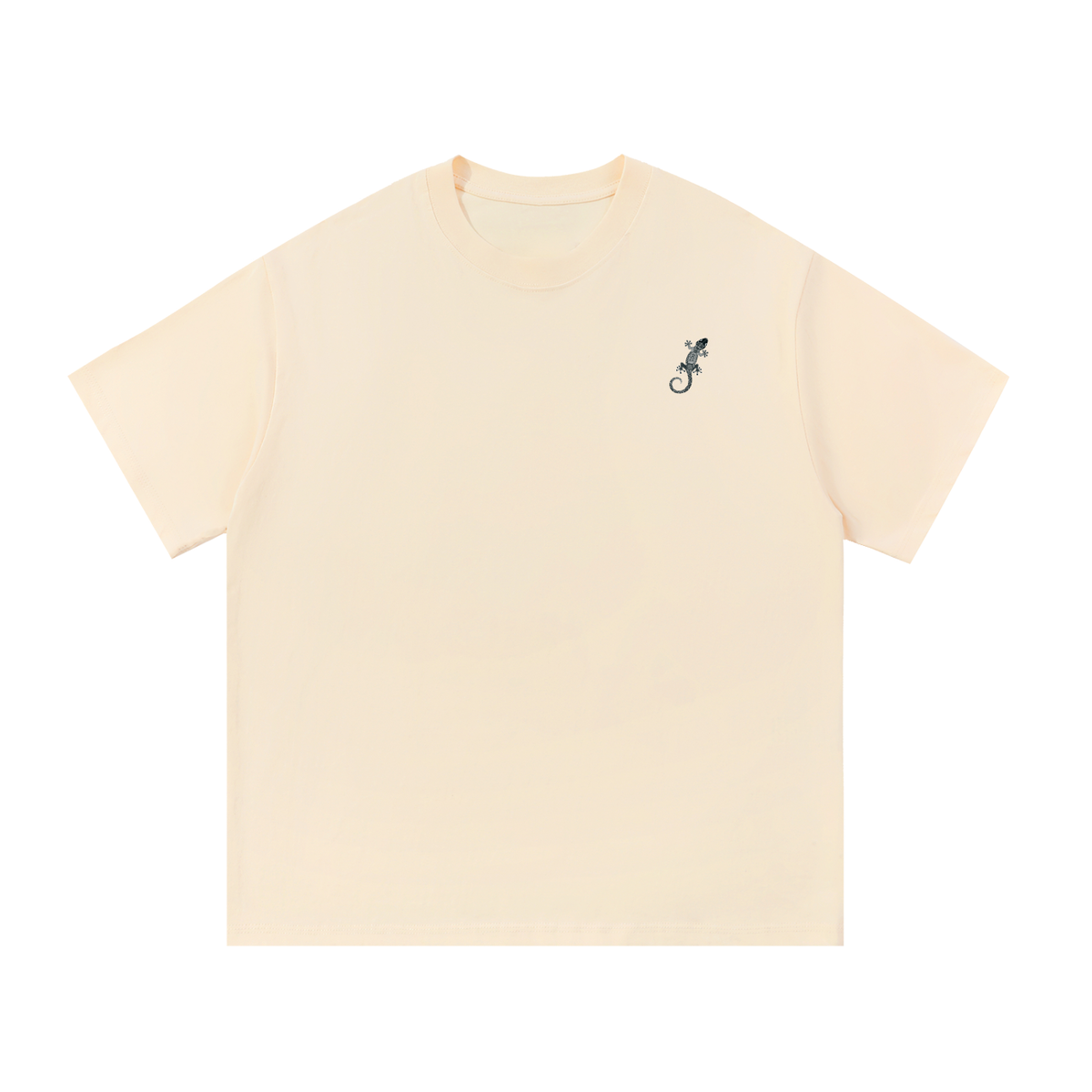 Black Original Gecko Essential Cotton T-Shirt