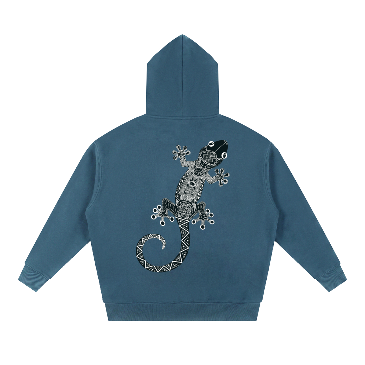 Original Gecko Essential Oversized Boxy Fit Fleece Hoodie