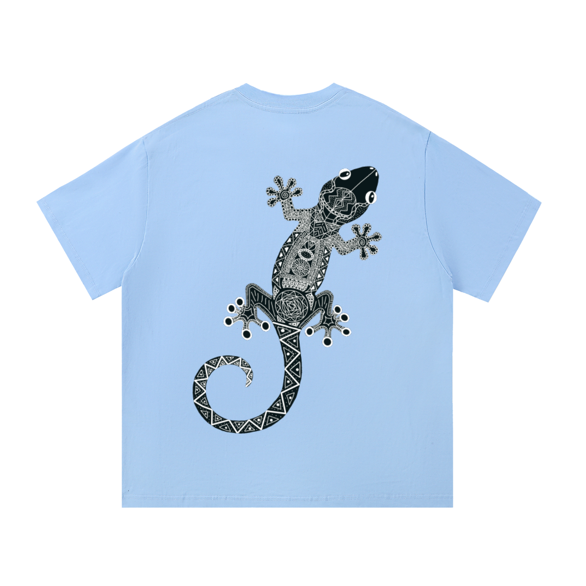 Black Original Gecko Essential Cotton T-Shirt