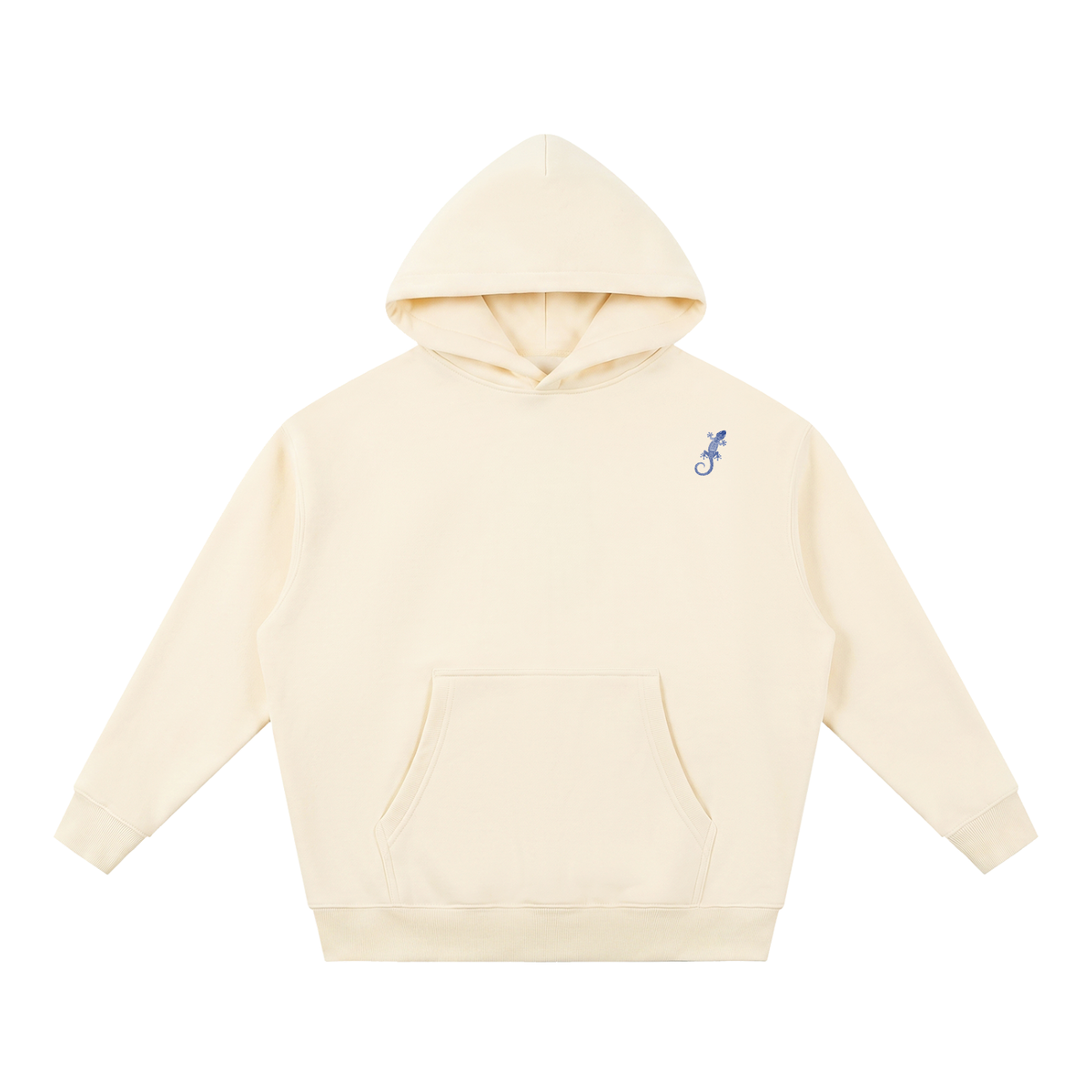 Blue Gecko Essential Oversized Boxy Fit Fleece Hoodie