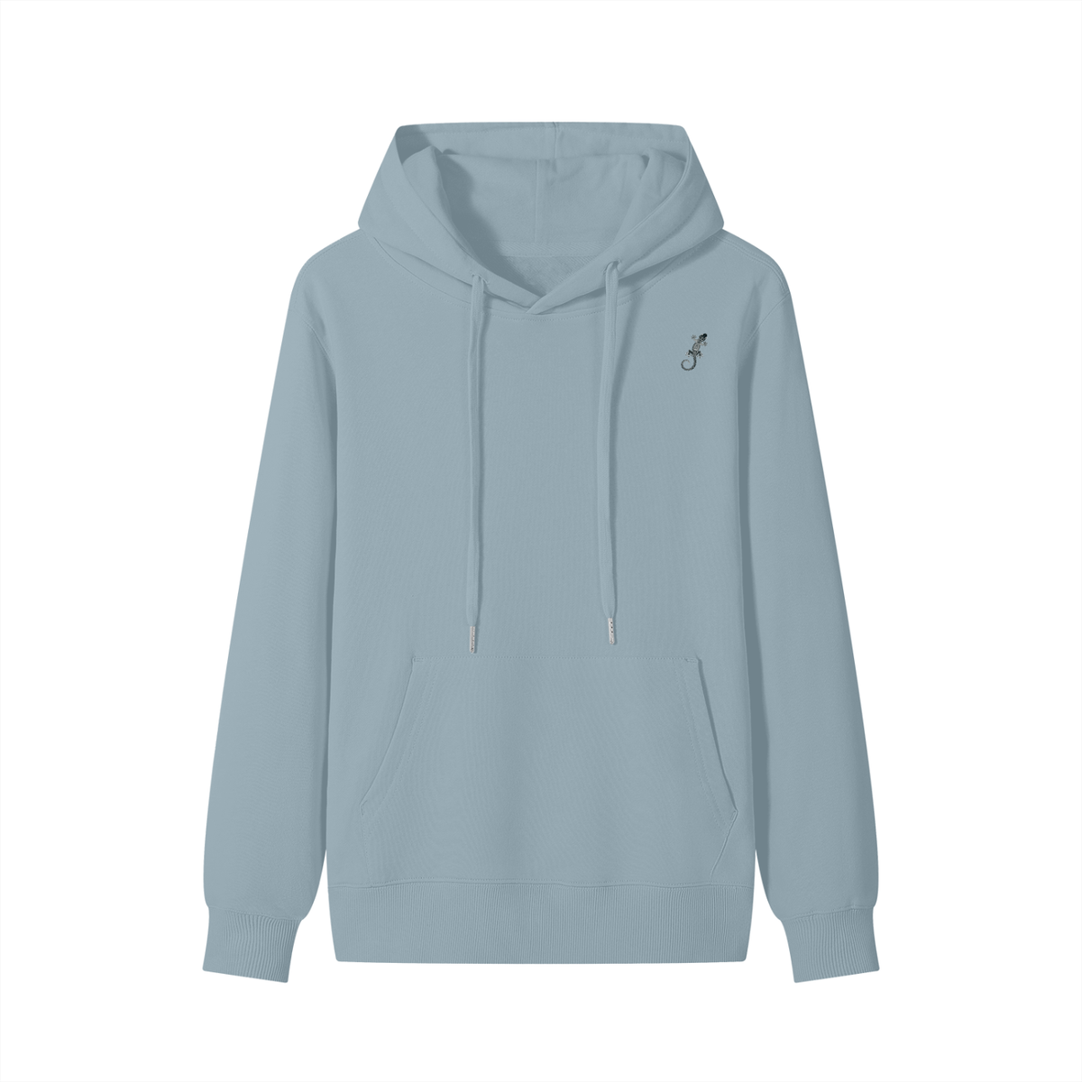 Black Original Gecko Classic Unisex Cotton Hoodie