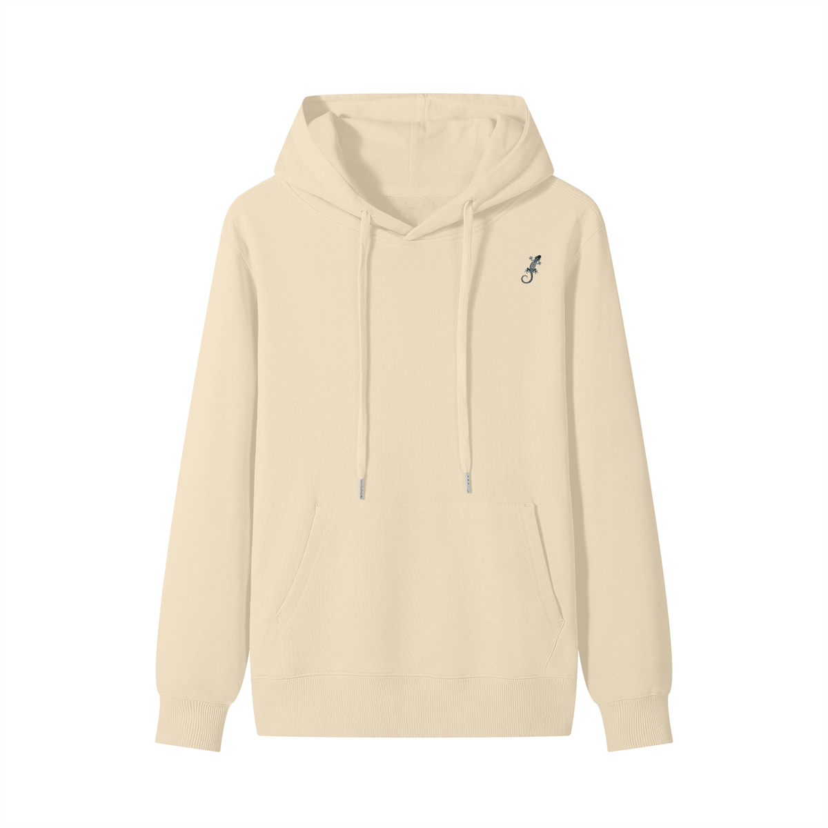 Black Original Gecko Classic Unisex Cotton Hoodie