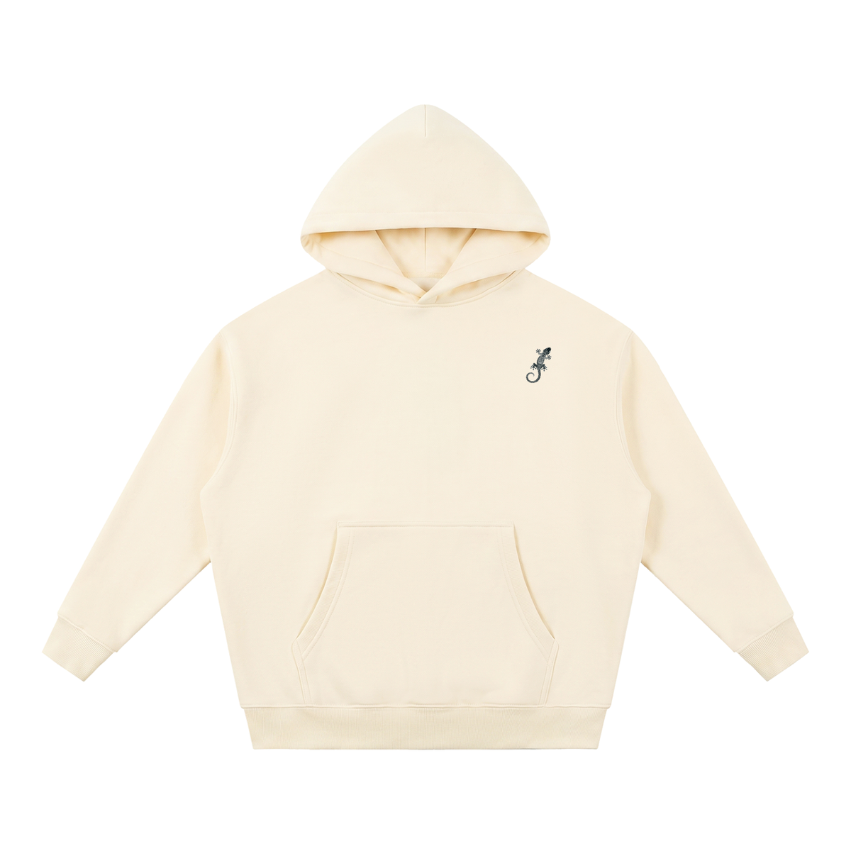 Original Gecko Essential Oversized Boxy Fit Fleece Hoodie