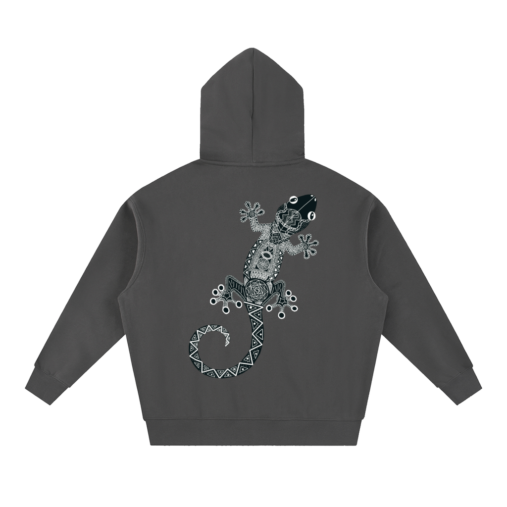 Original Gecko Essential Oversized Boxy Fit Fleece Hoodie