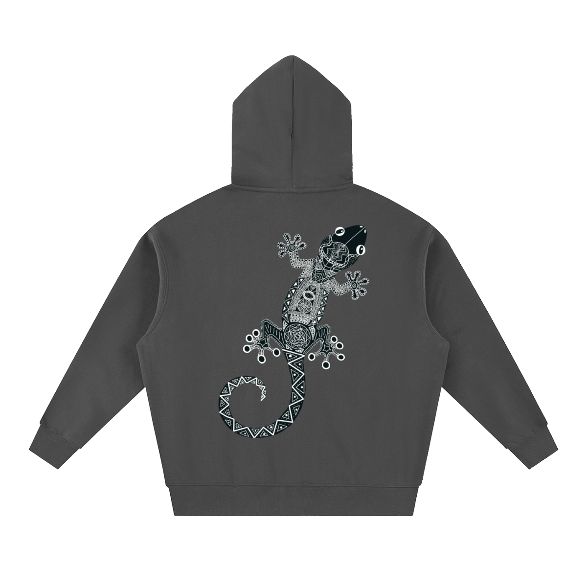 Original Gecko Essential Oversized Boxy Fit Fleece Hoodie