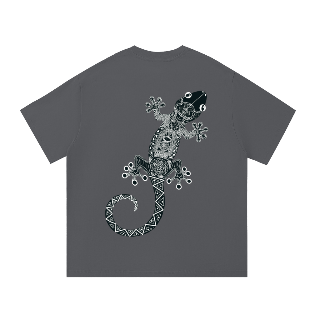 Black Original Gecko Essential Cotton T-Shirt