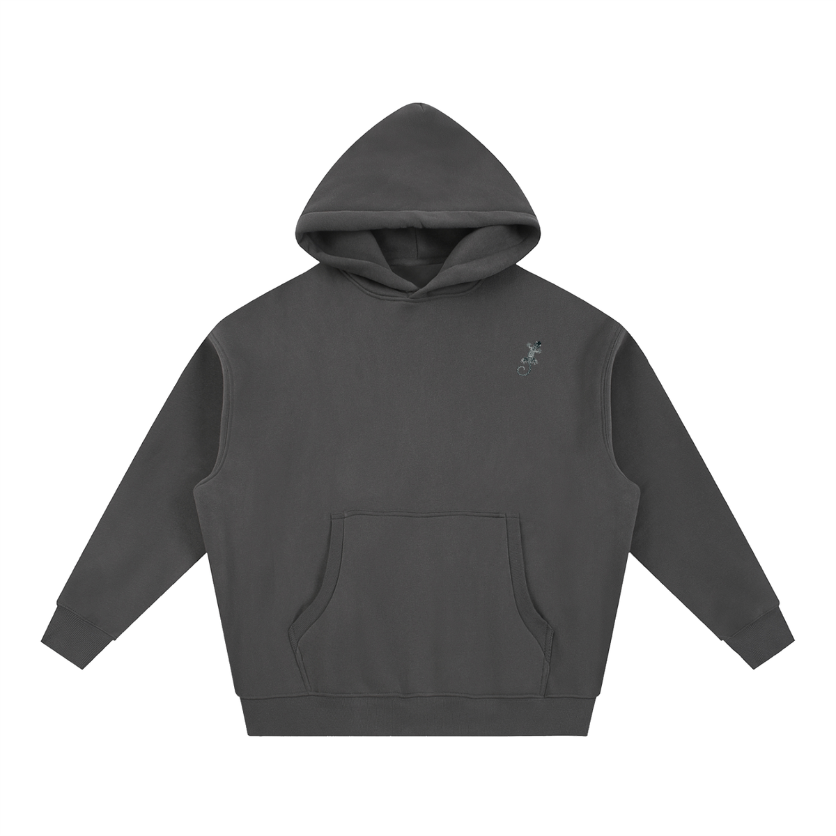Original Gecko Essential Oversized Boxy Fit Fleece Hoodie