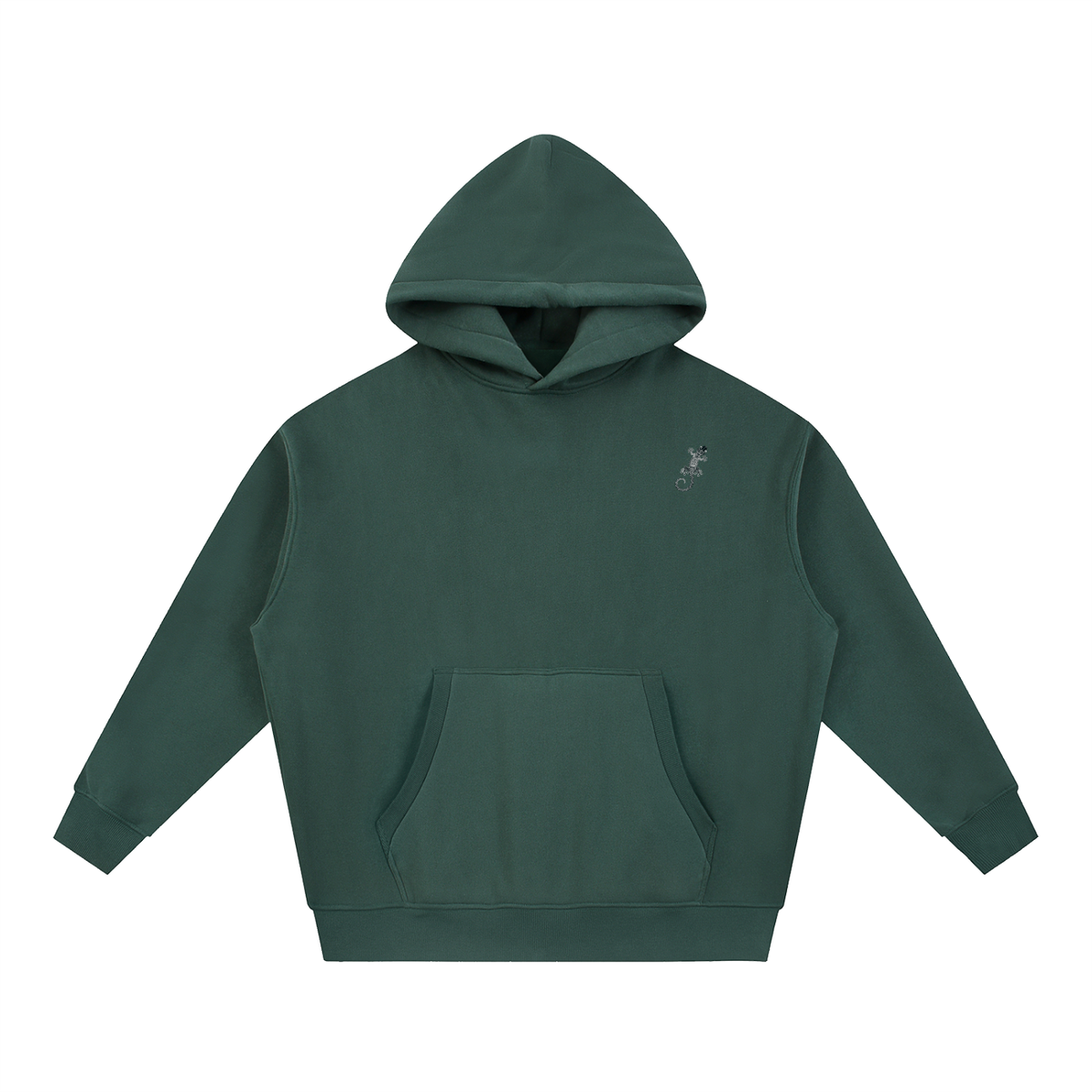 Original Gecko Essential Oversized Boxy Fit Fleece Hoodie