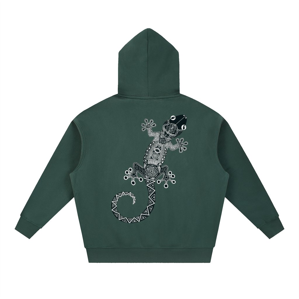 Original Gecko Essential Oversized Boxy Fit Fleece Hoodie