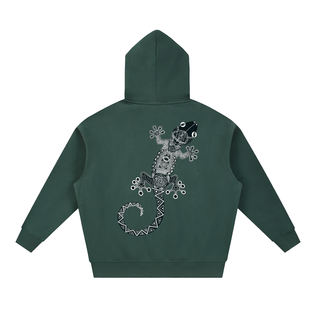 Original Gecko Essential Oversized Boxy Fit Fleece Hoodie