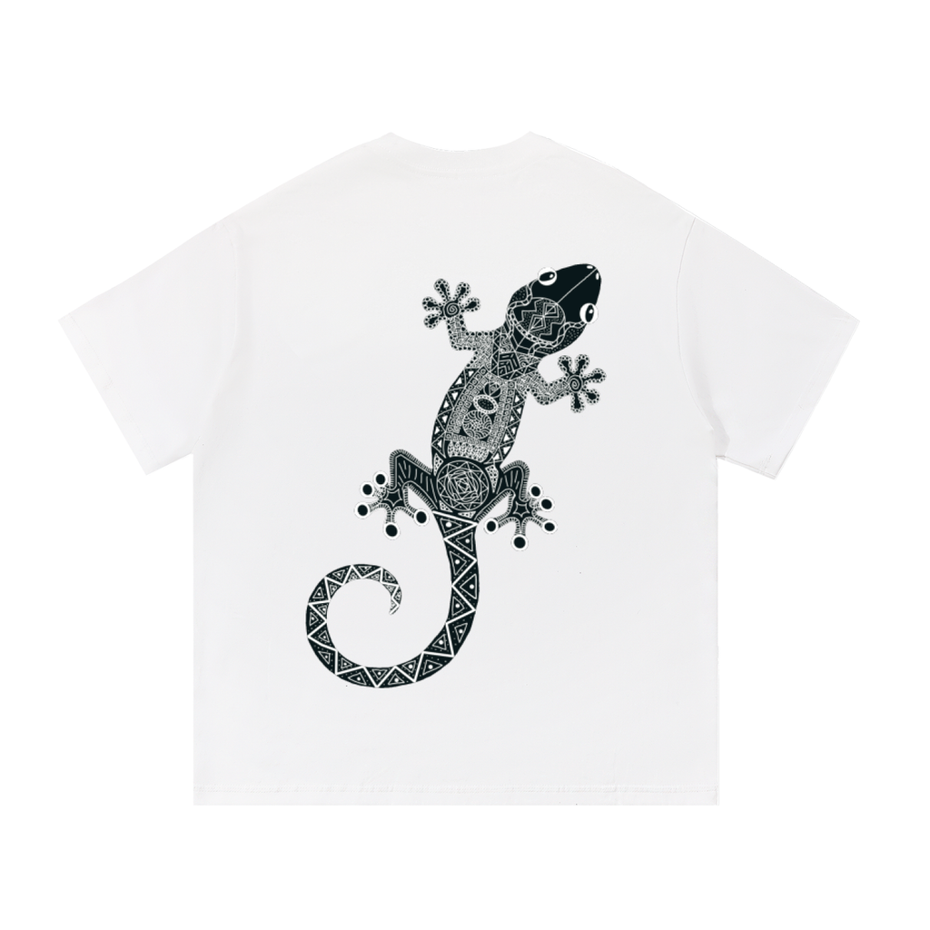 Black Original Gecko Essential Cotton T-Shirt