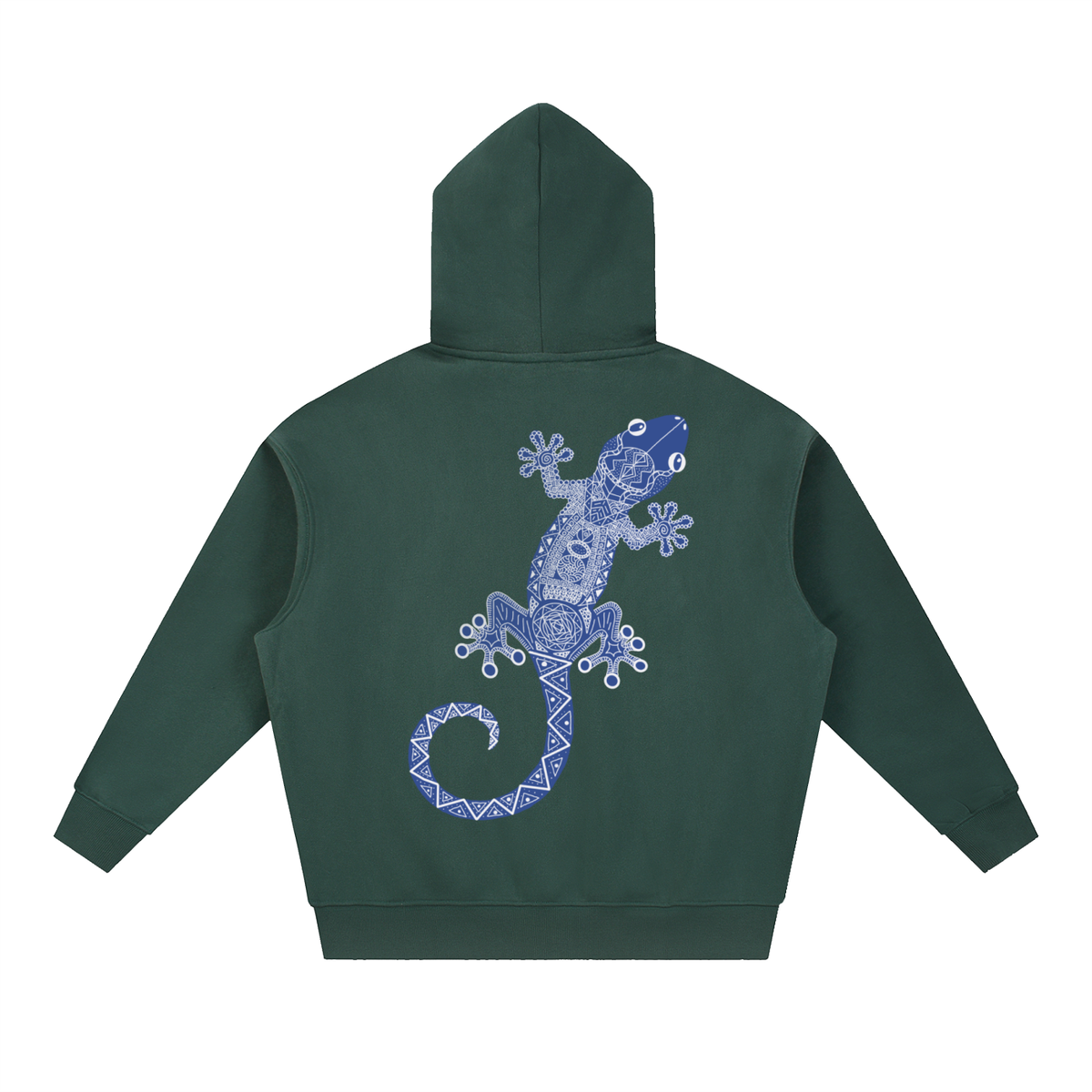 Blue Gecko Essential Oversized Boxy Fit Fleece Hoodie