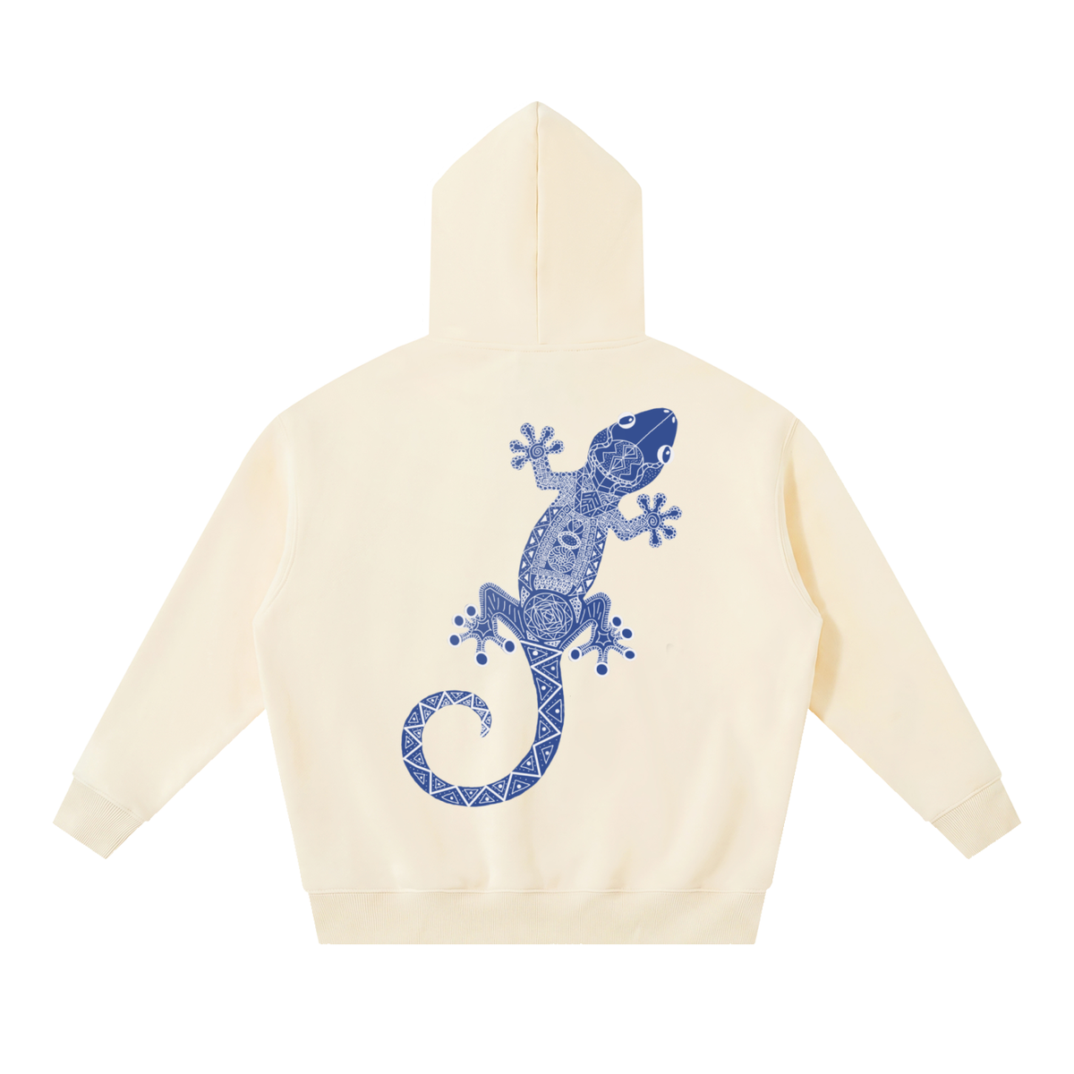 Blue Gecko Essential Oversized Boxy Fit Fleece Hoodie