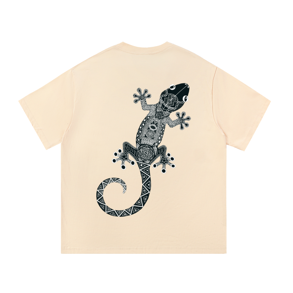 Black Original Gecko Essential Cotton T-Shirt