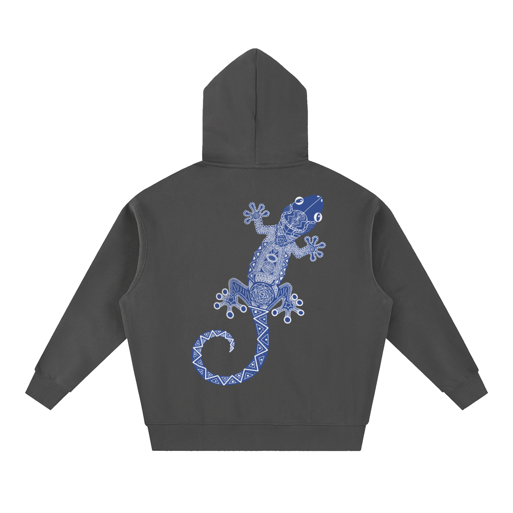 Blue Gecko Essential Oversized Boxy Fit Fleece Hoodie